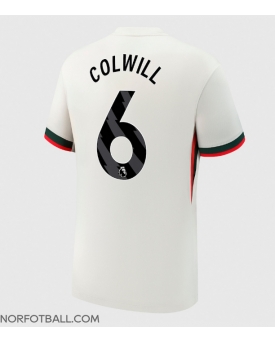 Billige Fotballdrakt Chelsea Levi Colwill #6 Replika Bortedrakt 2025-26 Kortermet